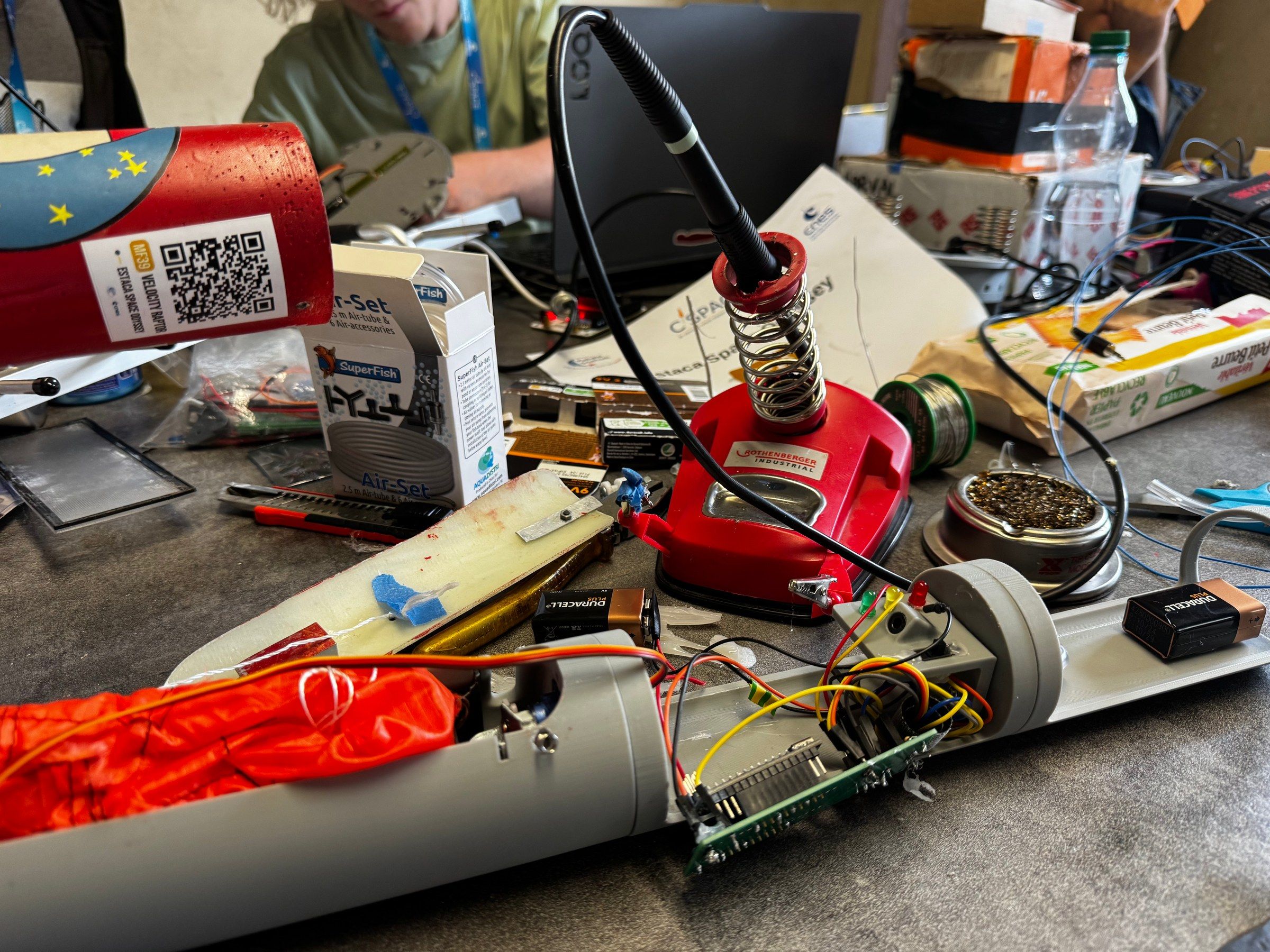 MF39 onboard board on the bench to isolate the fault