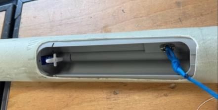 MF39 electronics module slid into the skin